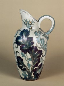 Jarra de loza Carrara de Doulton, c.1890
